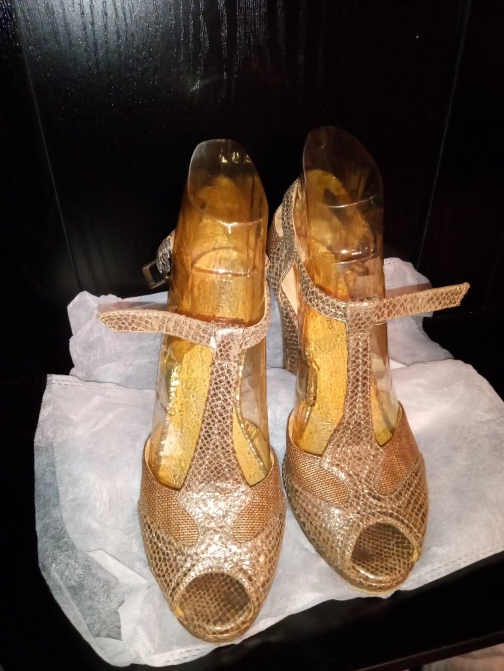 Nanette Lepore Snake Skin Heels